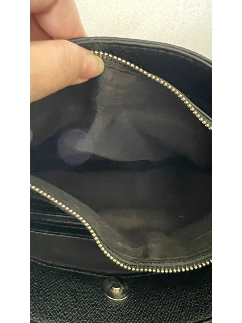 Kim Rogers Black Faux Pebbled Leather Shoulder Bag With Multiple Compartments - Picture 3 of 6